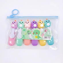 Load image into Gallery viewer, Cute Dino Highlighters - Set of 6 - Tinyminymo