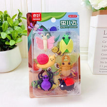 Load image into Gallery viewer, Cute Insects Eraser Set - Tinyminymo