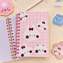 Load image into Gallery viewer, Cute Kawaii Notebook with cute Bunny Design - Tinyminymo