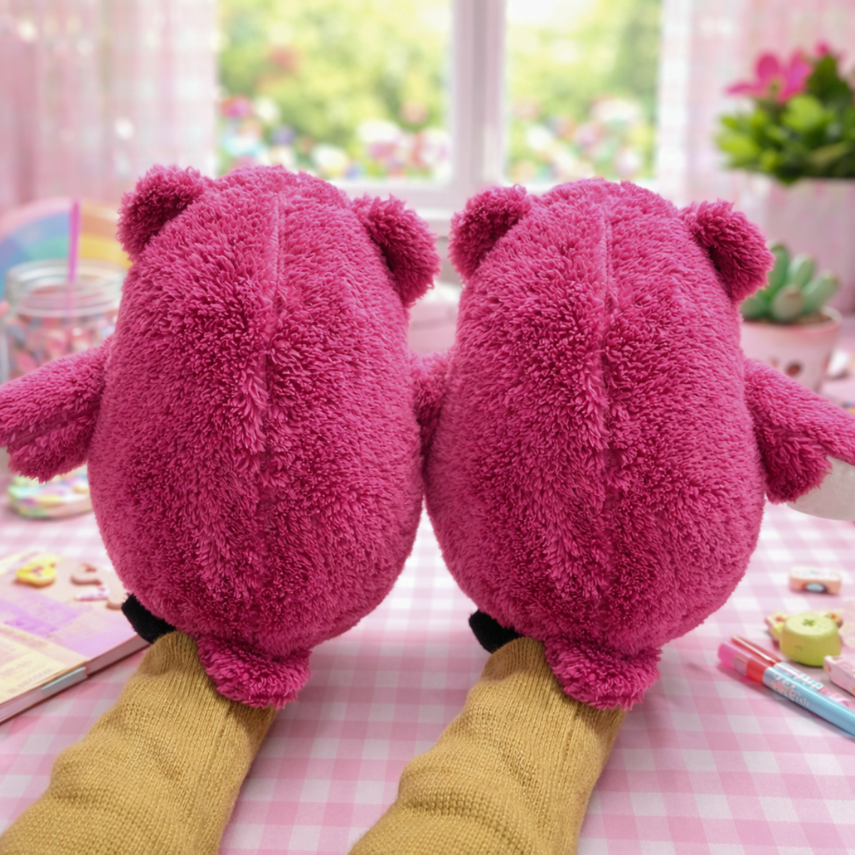 Two Lotso Bear Soft Toy from Back - Tinyminymo