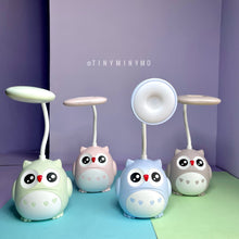 Load image into Gallery viewer, Cute Owl LED Desk Lamp - Tinyminymo