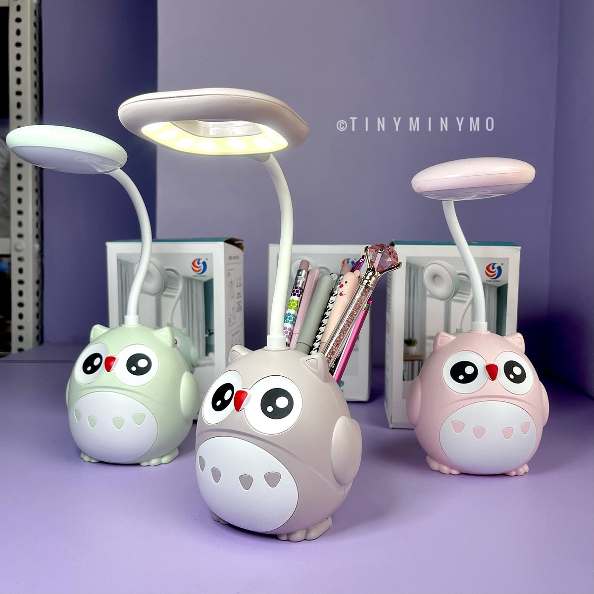 Cute Owl LED Desk Lamp - Tinyminymo
