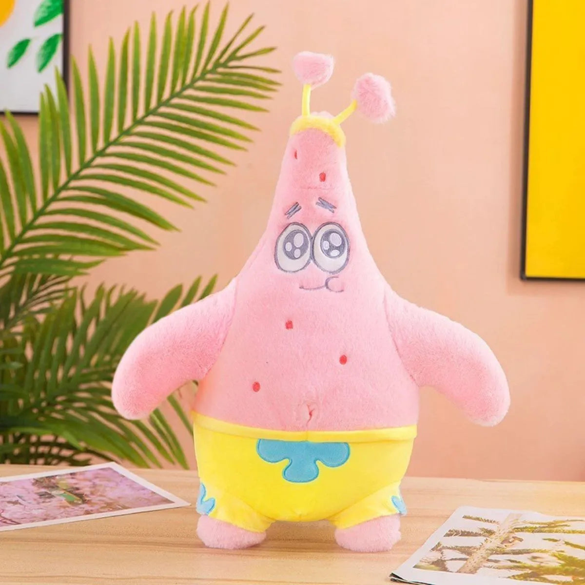 Pink Patrick Soft Toy - Tinyminymo