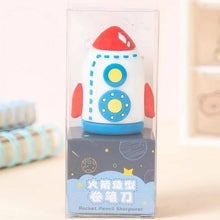 Load image into Gallery viewer, Cute Rocket Pencil Sharpener - Tinyminymo