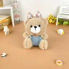 Load image into Gallery viewer, Blue Color Outfit Teddy Bear Keychain - Tinyminymo