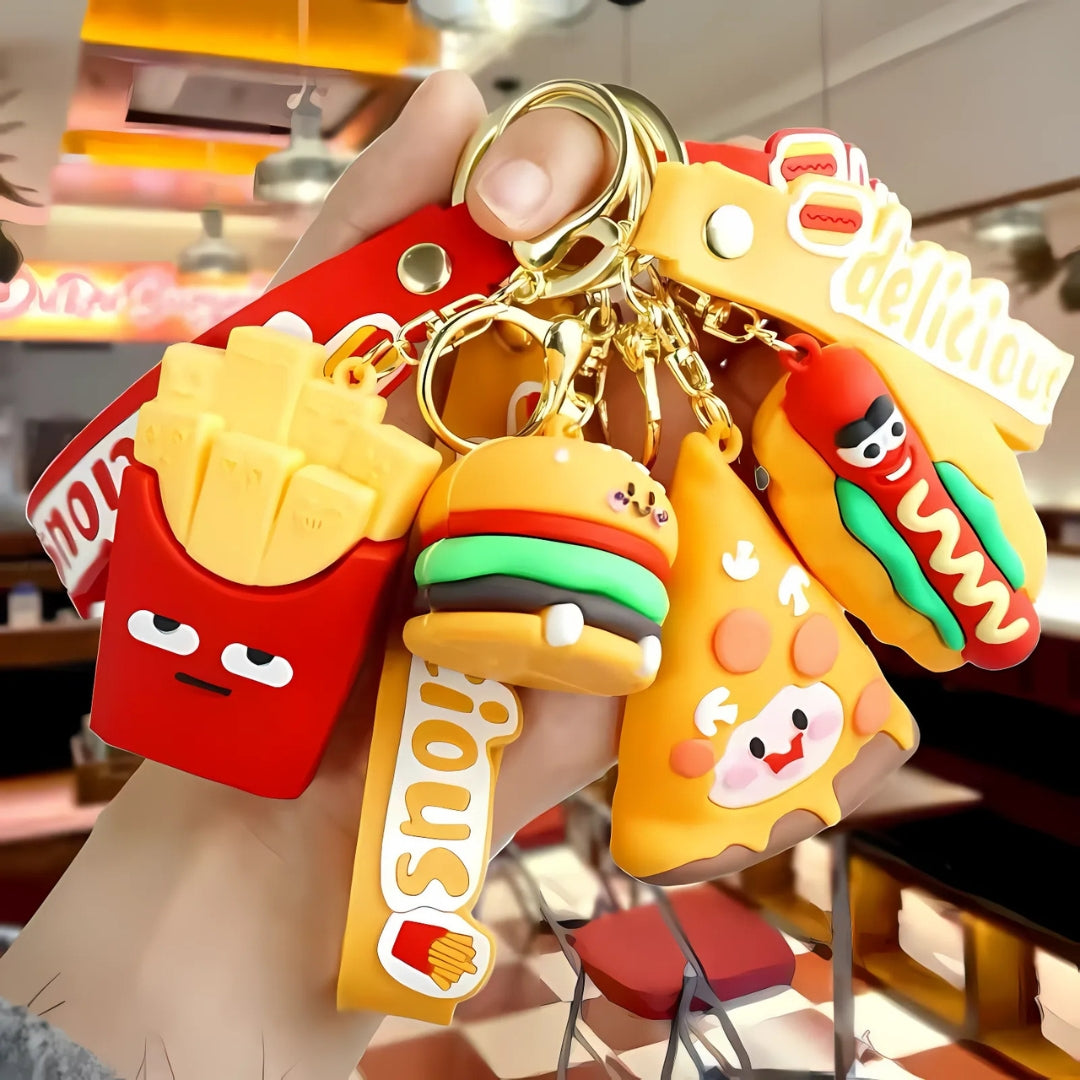 Delicious Foodie 3D Keychain - Tinyminymo