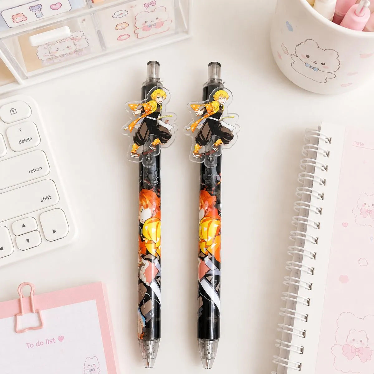 Two Pens with Zenitsu Design - Tinyminymo