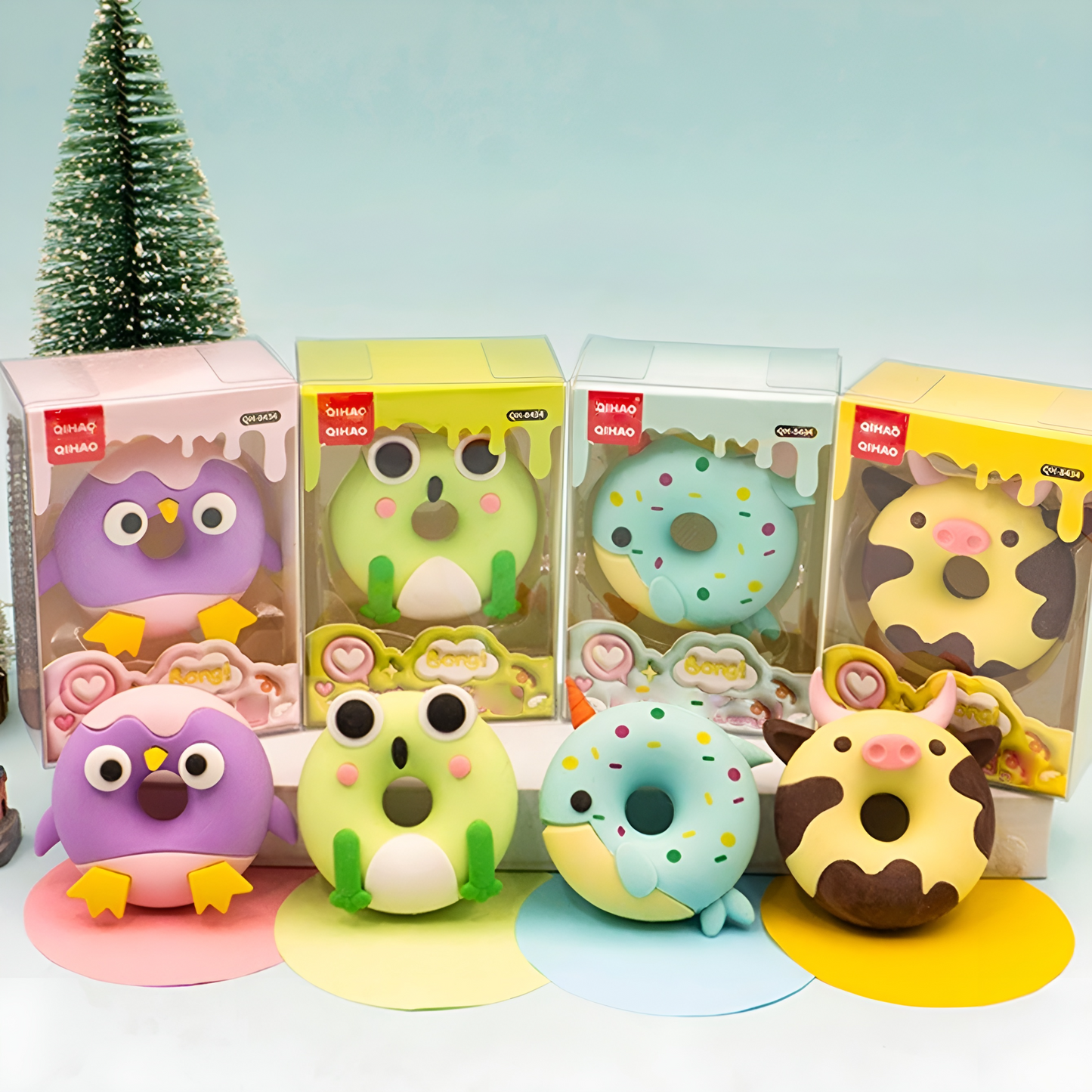 Donut Aniaml Eraser - Tinyminymo