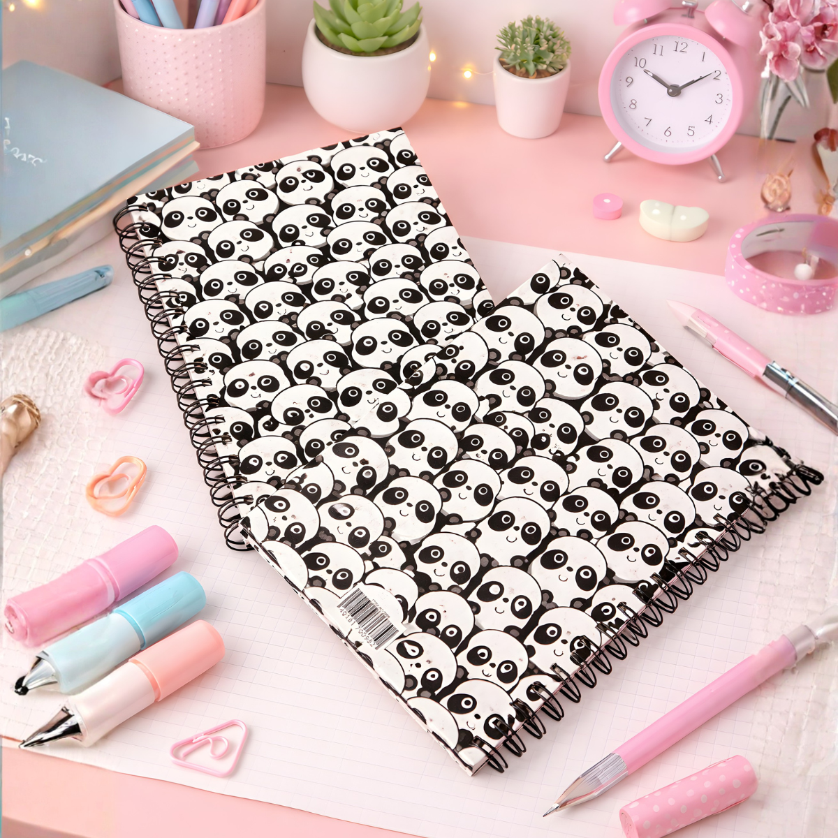 Two Panda Spiral Notebooks - Tinyminymo