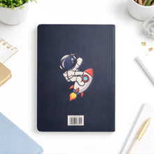 Load image into Gallery viewer, Backside of Space Rocket Design Notebook - Tinyminymo