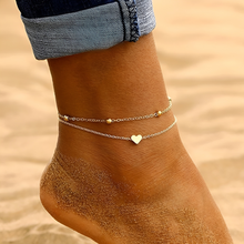 Load image into Gallery viewer, Dual Layer Love Anklet - Tinyminymo