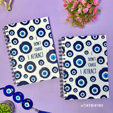 Load image into Gallery viewer, Evil Eye Spiral Notebook - Tinyminymo
