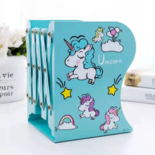 Load image into Gallery viewer, Mint Green Color Unicorn Design Book Holder - Tinyminymo