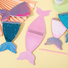 Load image into Gallery viewer, Colorful Mermaid Tail Notepad - Tinyminymo
