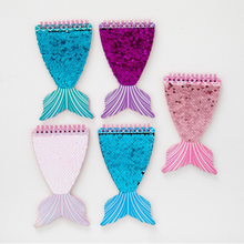 Load image into Gallery viewer, Set of Colorful Mermaid Tail-Shaped Notepads - Tinyminymo