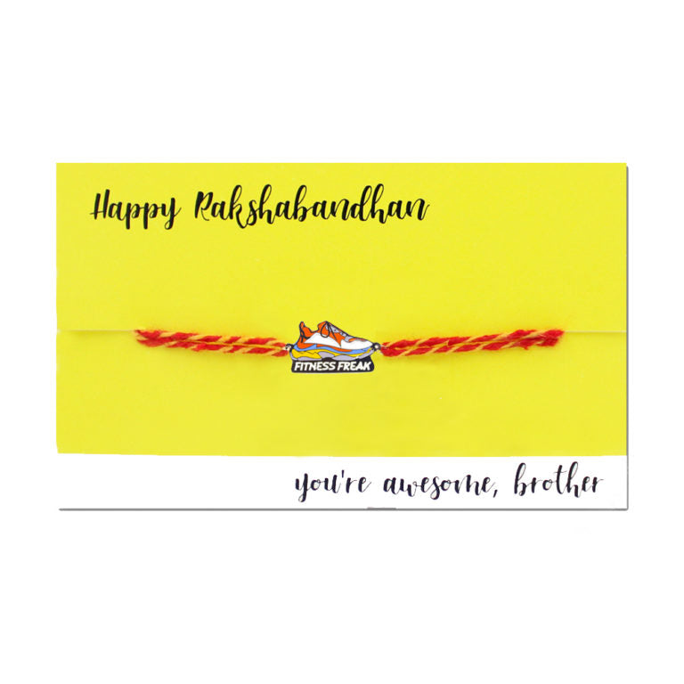 Fitness Freak Metal Rakhi - Tinyminymo