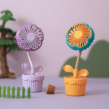 Load image into Gallery viewer, Flexible Flower Hand Fan - Tinyminymo