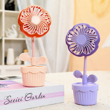 Load image into Gallery viewer, Flexible Flower Hand Fan - Tinyminymo