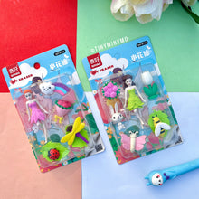 Load image into Gallery viewer, Flower Fairy Eraser Set - Tinyminymo