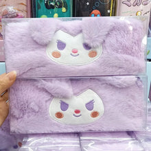 Load image into Gallery viewer, Fluffy Kuromi Zipper Pouch - Tinyminymo
