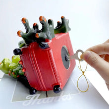 Load image into Gallery viewer, Frog Couple on Vacation Resin Piggy Bank - Tinyminymo