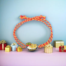 Load image into Gallery viewer, Golgappa Partner Metal Rakhi - Tinyminymo