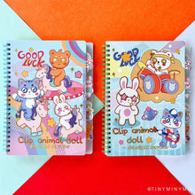 Load image into Gallery viewer, Good Luck Kawaii Animal Spiral Notebook - Tinyminymo