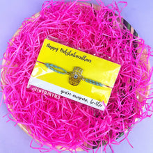 Load image into Gallery viewer, Hamsa Hand Metal Rakhi -Tinyminymo