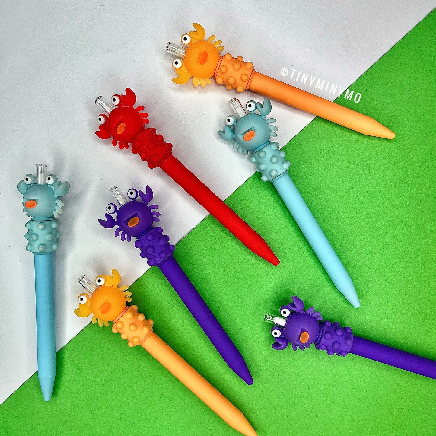 Happy Crab Click Pen - Tinyminymo