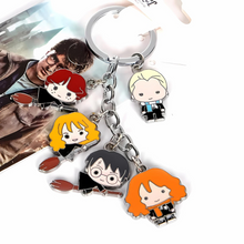 Load image into Gallery viewer, Harry Potter Multi Charm Metal Keychain - Tinyminymo