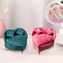 Load image into Gallery viewer, Heart Shaped Sofa Jewellery Organiser - Tinyminymo