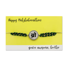 Load image into Gallery viewer, Hindi Bro Metal Rakhi - Tinyminymo