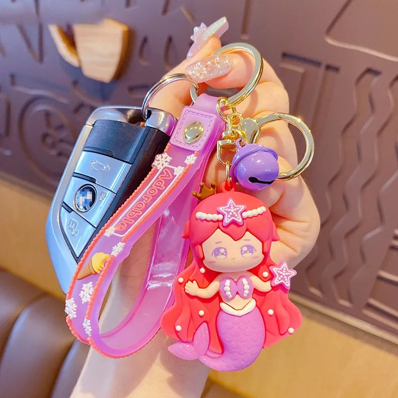 Beautiful Mermaid 3D Keychain - Tinyminymo