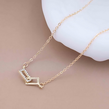 Load image into Gallery viewer, Interlocked Rectangular Pendant Necklace - Tinyminymo