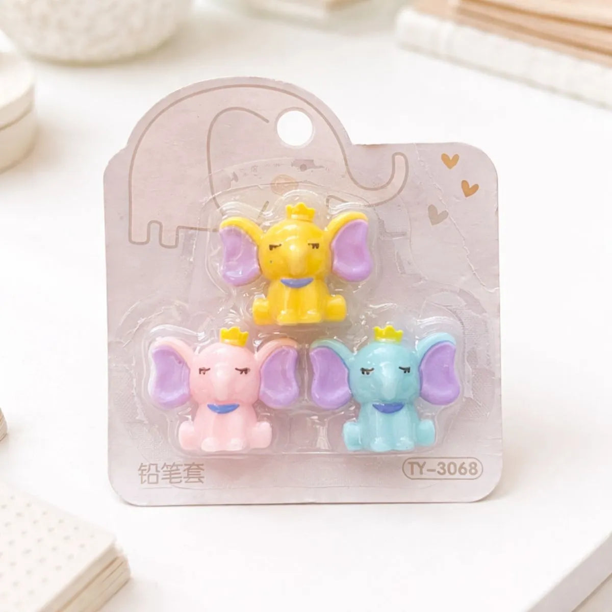 Elephant Pencil Topper Pack - Tinyminymo
