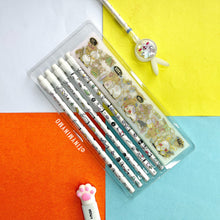Load image into Gallery viewer, Kawaii Animal Pencil and Sticker Set - Tinyminymo