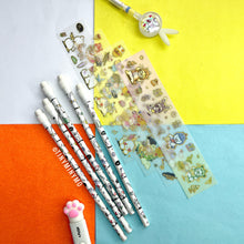 Load image into Gallery viewer, Kawaii Animal Pencil and Sticker Set - Tinyminymo