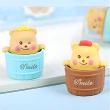 Load image into Gallery viewer, Blue and Brown Tub Color Bear Eraser - Tinyminymo