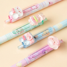 Load image into Gallery viewer, Set of Kawaii Bunny Mechanical Pencil on a light Beige Background - Tinyminymo