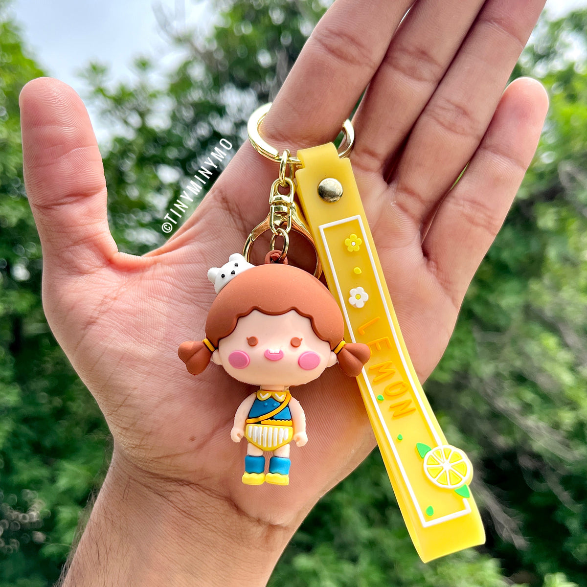 Kawaii Girl 3D Keychain - Tinyminymo