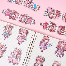 Load image into Gallery viewer, Kawaii Girl Magnetic Bookmark - Tinyminymo