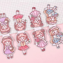 Load image into Gallery viewer, Kawaii Girl Magnetic Bookmark - Tinyminymo
