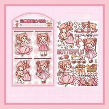 Load image into Gallery viewer, Kawaii Girl Magnetic Bookmark - Tinyminymo