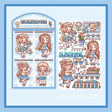 Load image into Gallery viewer, Kawaii Girl Magnetic Bookmark - Tinyminymo