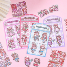 Load image into Gallery viewer, Kawaii Girl Magnetic Bookmark - Tinyminymo