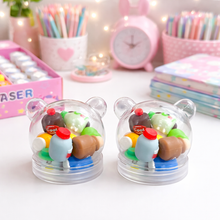 Load image into Gallery viewer, Two Small Erasers Jar - Tinyminymo