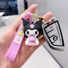 Load image into Gallery viewer, Kawaii Kuromi 3D Keychain - Tinyminymo