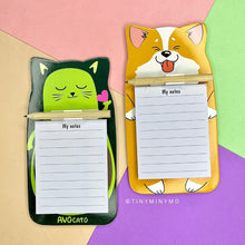 Load image into Gallery viewer, Two Designs of Kawaii Magnetic Notepad with Pencil - Tinyminymo