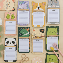 Load image into Gallery viewer, All varients of Kawaii Magnetic Notepad with Pencil - Tinyminymo