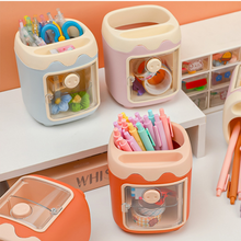 Load image into Gallery viewer, Kawaii Piggy Desk Organiser - Tinyminymo